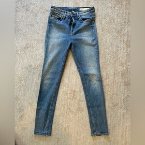 Rag & bone Nina high rise ankle skinny jeans, size 26